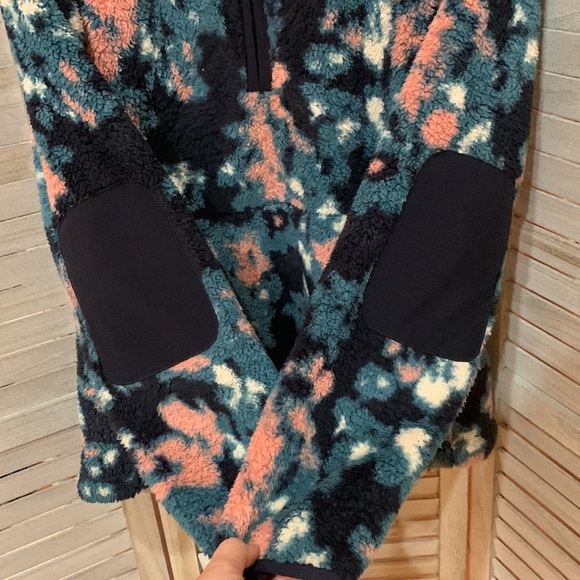 EUC The North Face Colorful Fleece Hooded Jacket - Picture 4 of 9